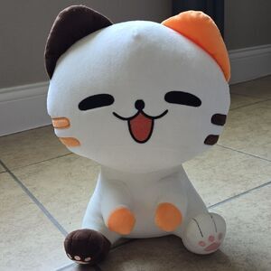Youtooz Cat Plush Orange White Brown Kawaii Collectible Soft Toy Cute